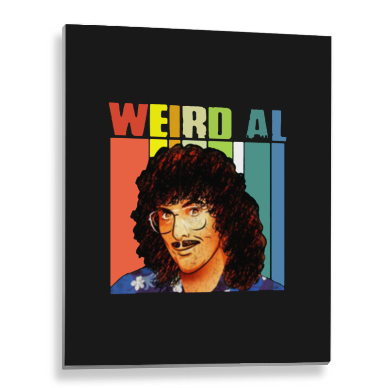 Weird Al Yankovic Vintage Metal Print Vertical | Artistshot