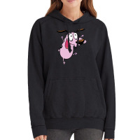 Courage The Cowardly Dog Vintage Hoodie | Artistshot