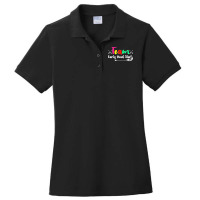 Team Early Head Start Back To School Funny Teacher Adults Ladies Polo Shirt | Artistshot