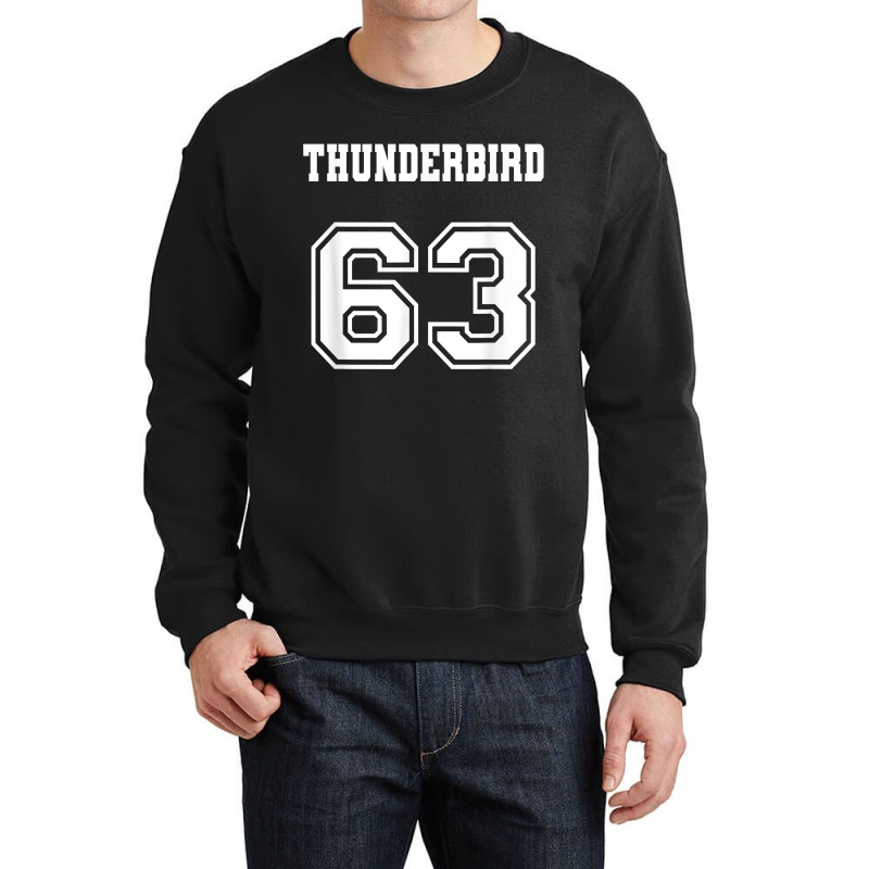 Jersey Style Thunderbird 63 1963 Muscle Classic Car Crewneck Sweatshirt | Artistshot