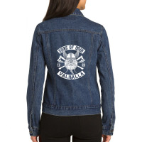 Norse Mythology Viking Clothing & Sons Of Odin Ladies Denim Jacket | Artistshot