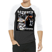 Davante Adams, Davante, Adams, Davante Adam, Davante Adams Vintage, Da 3/4 Sleeve Shirt | Artistshot