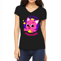 Pinkfong Official Women's V-neck T-shirt | Artistshot