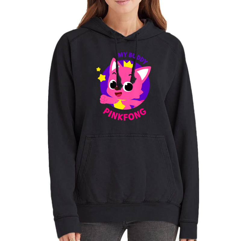 Pinkfong Official Vintage Hoodie by Crowley Tidwell | Artistshot