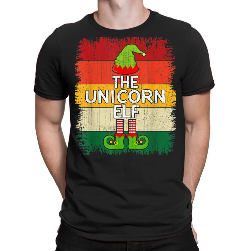 The Unicorn Elf Matching Group Christmas Party Pajama T-shirt | Artistshot