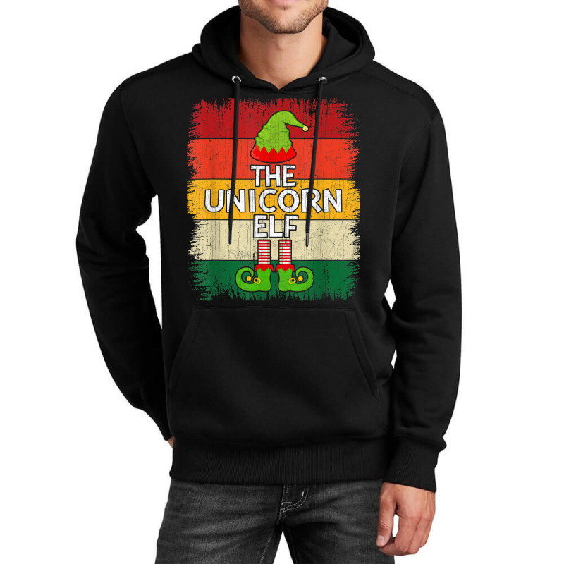 The Unicorn Elf Matching Group Christmas Party Pajama Unisex Hoodie | Artistshot