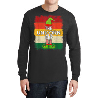 The Unicorn Elf Matching Group Christmas Party Pajama Long Sleeve Shirts | Artistshot