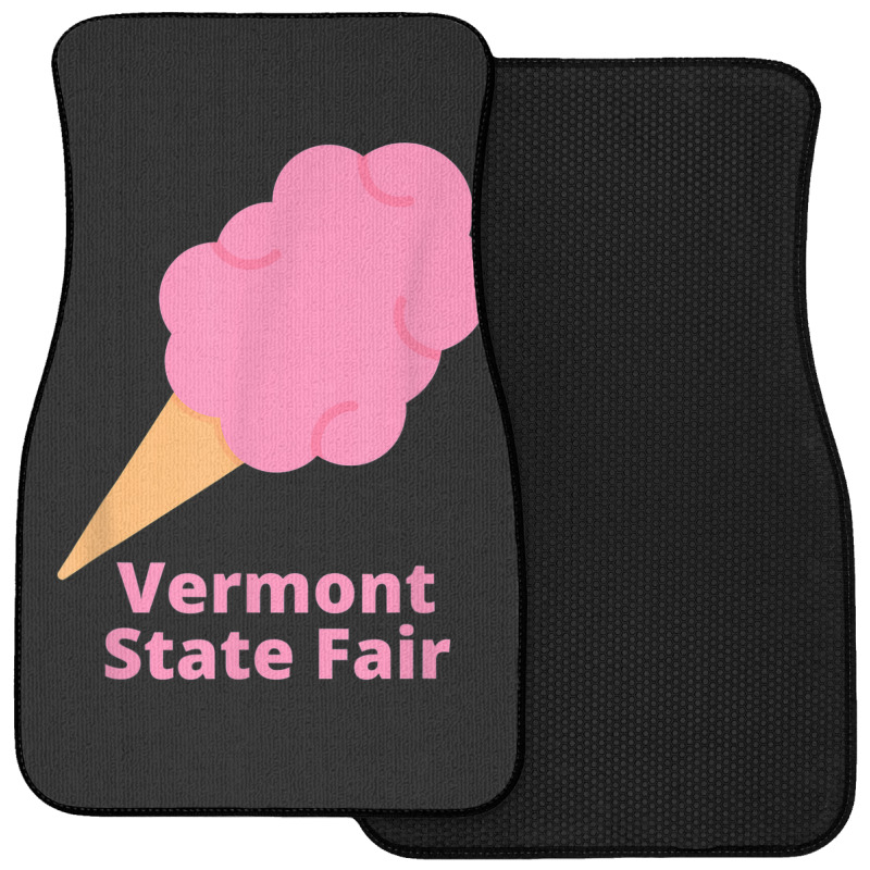 Vermont State Fair Pink Cotton Candy County Fair Front Car Mat | Artistshot