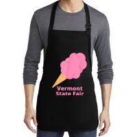 Vermont State Fair Pink Cotton Candy County Fair Medium-length Apron | Artistshot