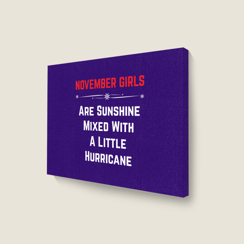 November Girls Landscape Canvas Print | Artistshot