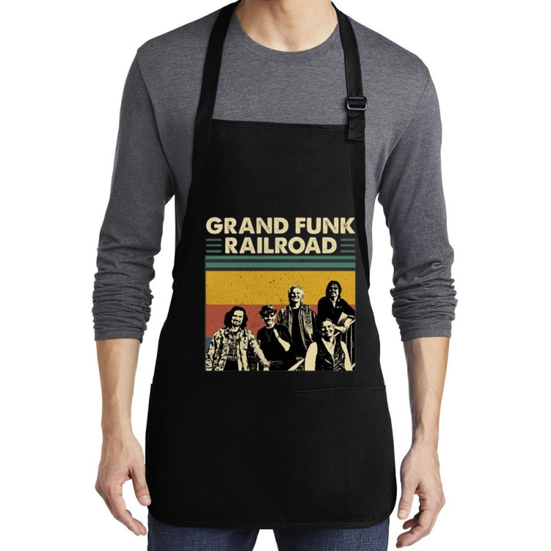 Grand Funk Railroad, Grand, Funk, Railroad, Grand Funk Railroads, Gran Medium-length Apron | Artistshot