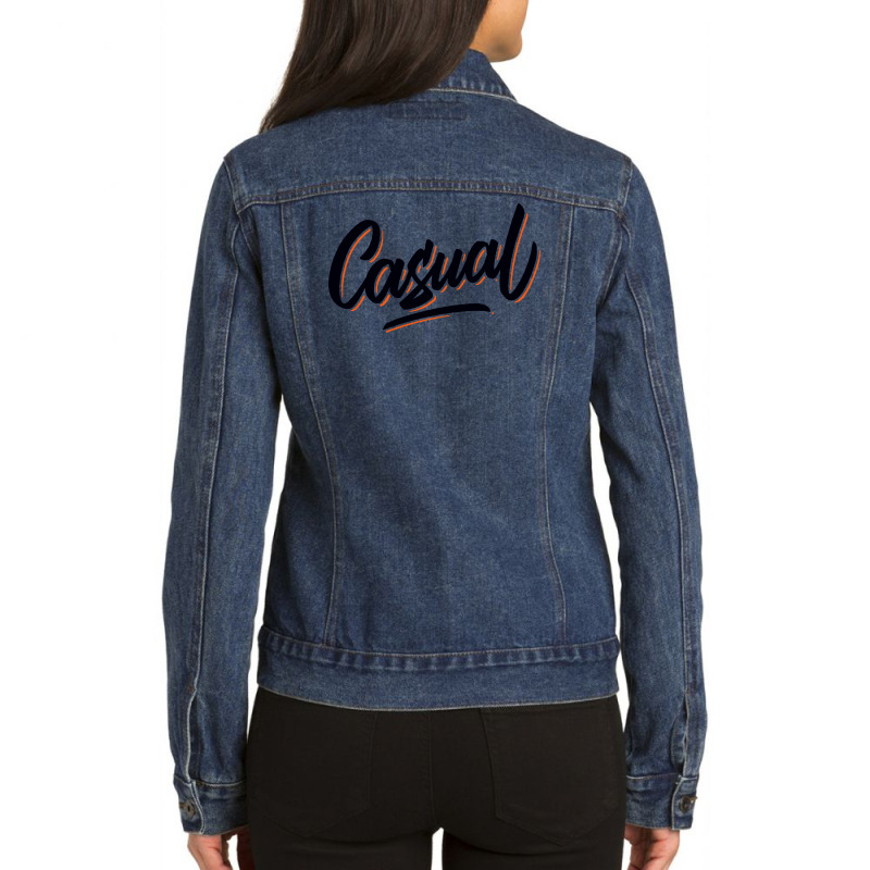 Casual Ladies Denim Jacket by Hot pictures | Artistshot