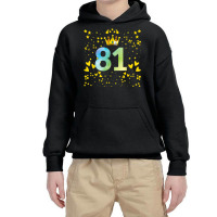 81st Birthday Anniversaries Youth Hoodie | Artistshot