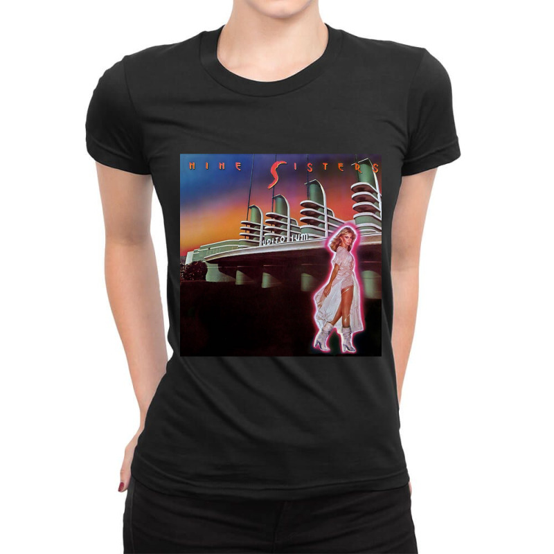 Xanadu - Nine Sisters Album- Olivia Newton-john Ladies Fitted T-Shirt by cm-arts | Artistshot