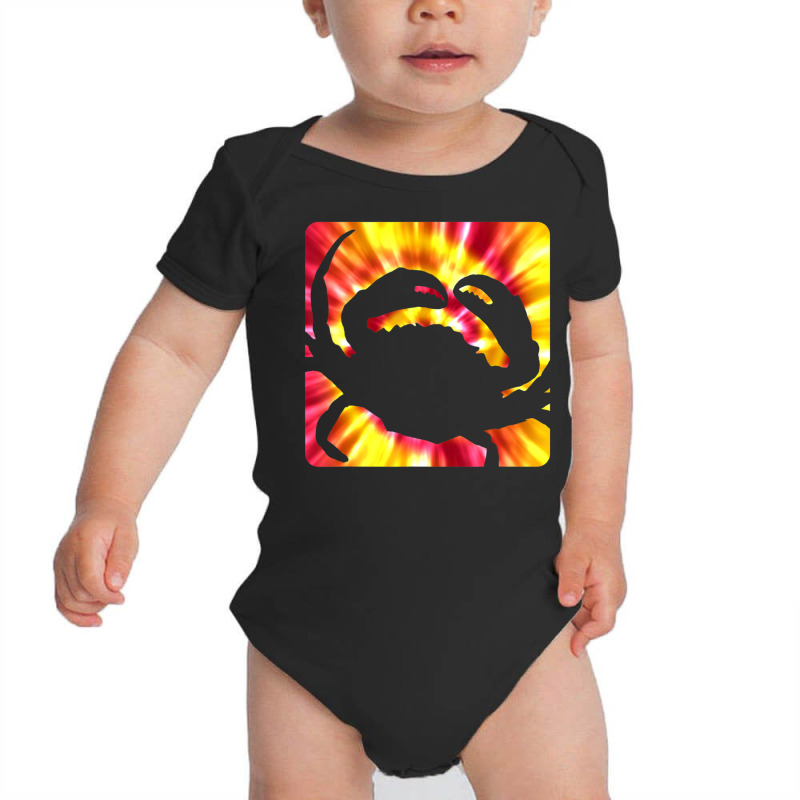 Tie Dye Crab For Crab Lovers Baby Bodysuit | Artistshot