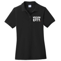 Wrexham City, City Of Wrexham, Capital Of North Wales Ladies Polo Shirt | Artistshot