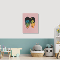 Martinez Twins Portrait Canvas Print | Artistshot