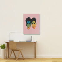 Martinez Twins Portrait Canvas Print | Artistshot