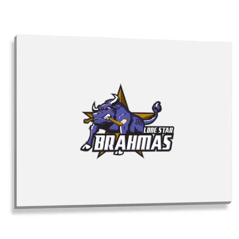 Lone Star Brahmas Metal Print Horizontal | Artistshot