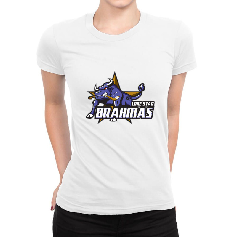 Lone Star Brahmas Ladies Fitted T-Shirt by Imago | Artistshot