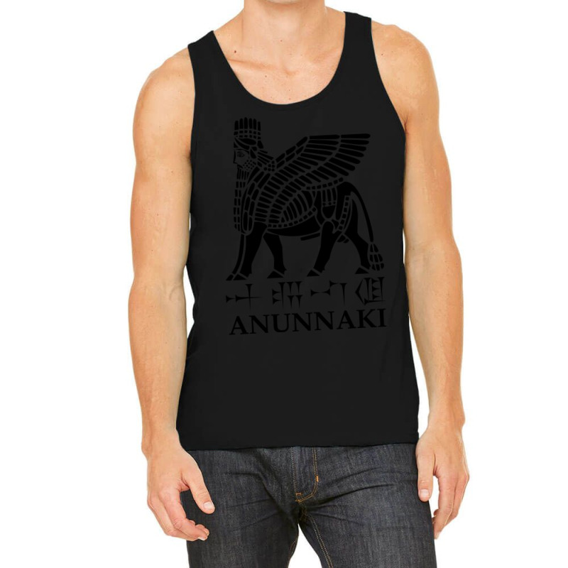 Anunnaki, Lamassu, Cuneiform Text, (blackwhite) Tank Top by cm-arts | Artistshot