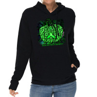 Neural Tube Defects Awareness   Leopard Pumpkin Ribbon T Shirt Lightweight Hoodie | Artistshot