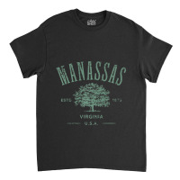 Manassas Virginia Vintage Distressed Style Design Souvenir Premium Classic T-shirt | Artistshot