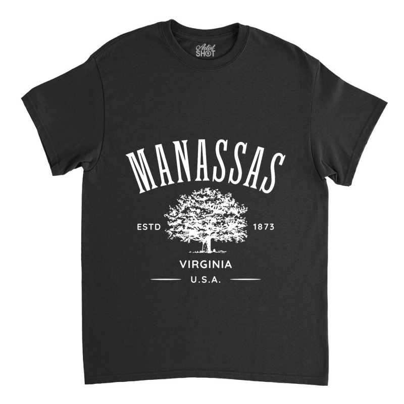 Manassas Virginia Vintage Style Design Souvenir Premium  Copy Classic T-shirt by RicardoTorres | Artistshot