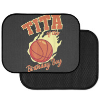 Tita Of The Birthday Boy Basketball Family Bday Party Rear Car Mat | Artistshot