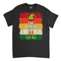 The Gaming Elf Matching Group Christmas Party Pajama Classic T-shirt | Artistshot