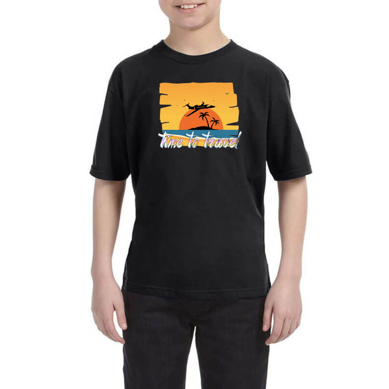 Time To Travel Youth Tee by Layzie | Artistshot