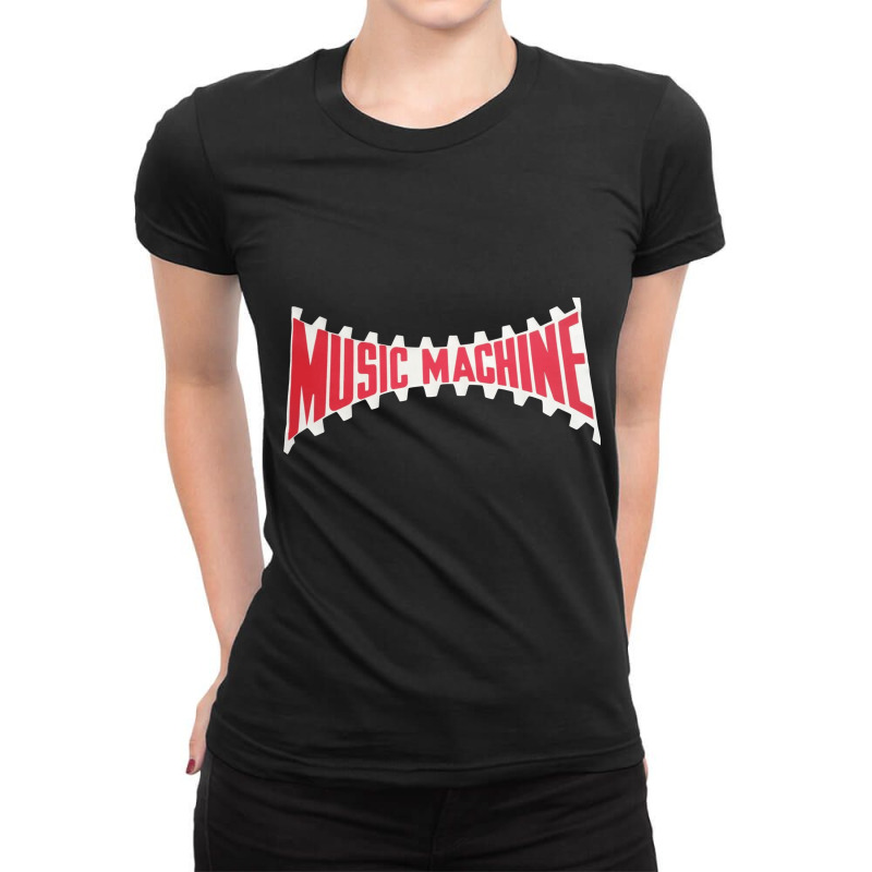 Music Machine, Music, Machine, Music Machines, Music Machine Vintage,  Ladies Fitted T-Shirt by cm-arts | Artistshot