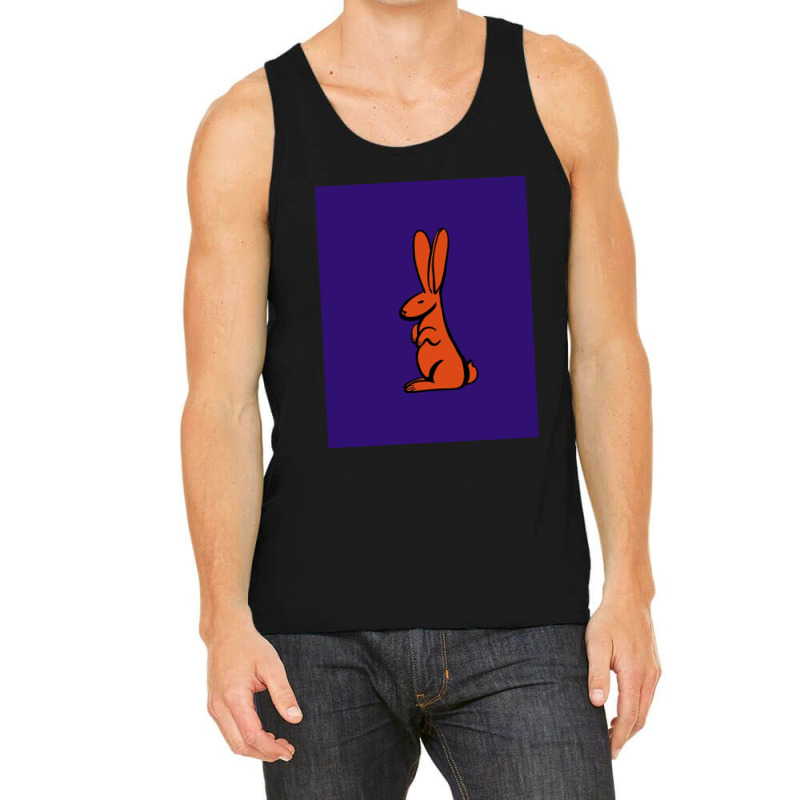 Rabbit With Long Ears Tank Top by cm-arts | Artistshot