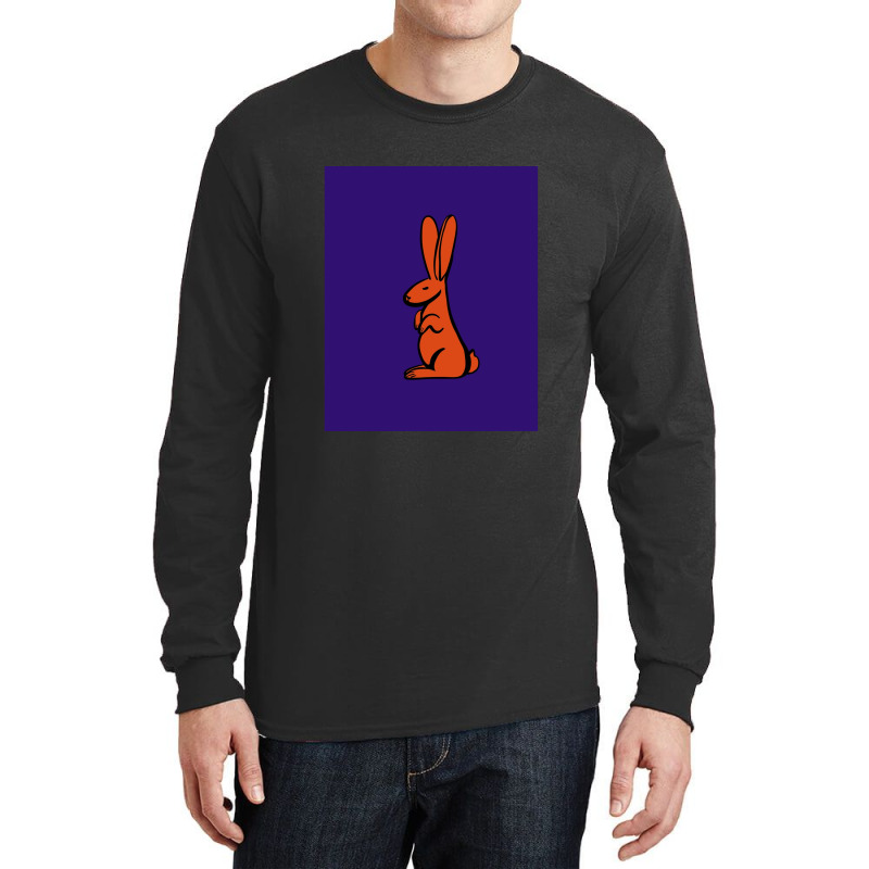 Rabbit With Long Ears Long Sleeve Shirts by cm-arts | Artistshot