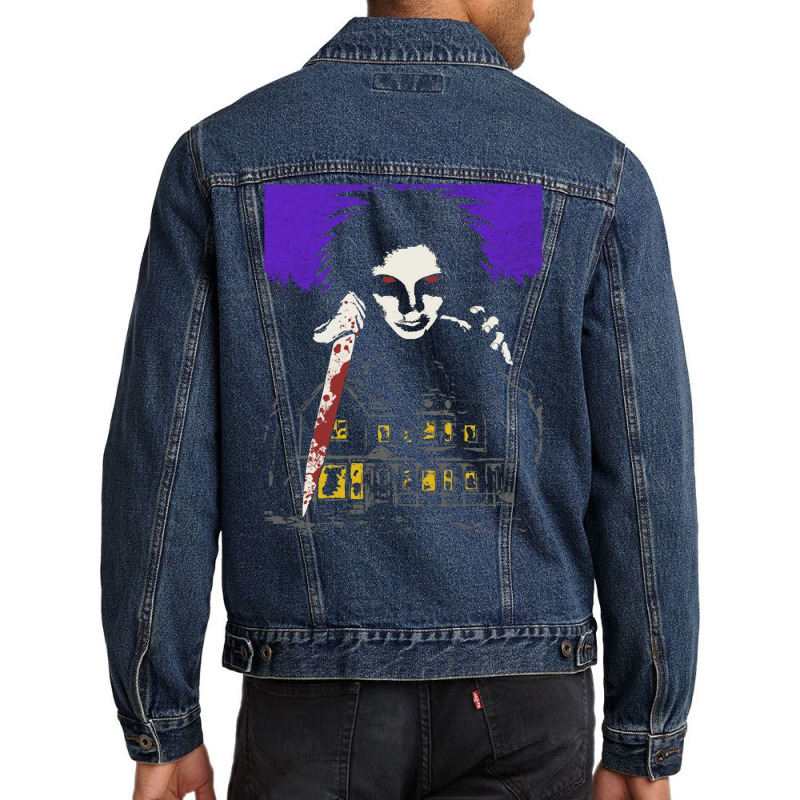 Scary House T Shirt Men Denim Jacket | Artistshot