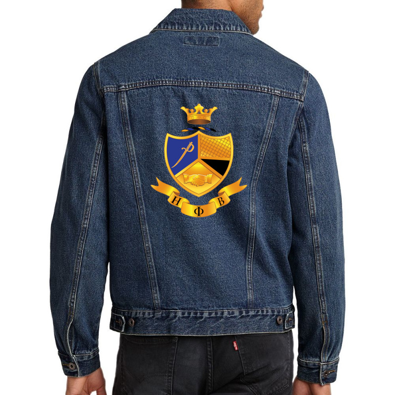 Eta Phi Beta Men Denim Jacket | Artistshot