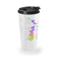 Dadacorn Fathers Day Gift For Dad Of Unicorn Daughter Travel Mug | Artistshot