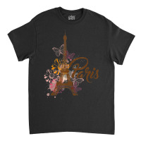 Vintage Paris I Love Travel Wanderlust Eiffel Tower Classic T-shirt | Artistshot