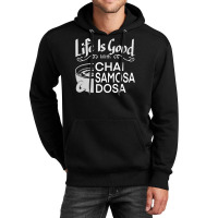 India Food Culture Chai Samosa Desi Humor Funny Unisex Hoodie | Artistshot