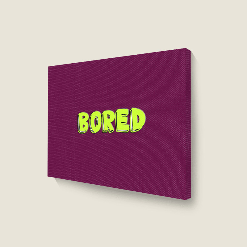 Bored Landscape Canvas Print | Artistshot