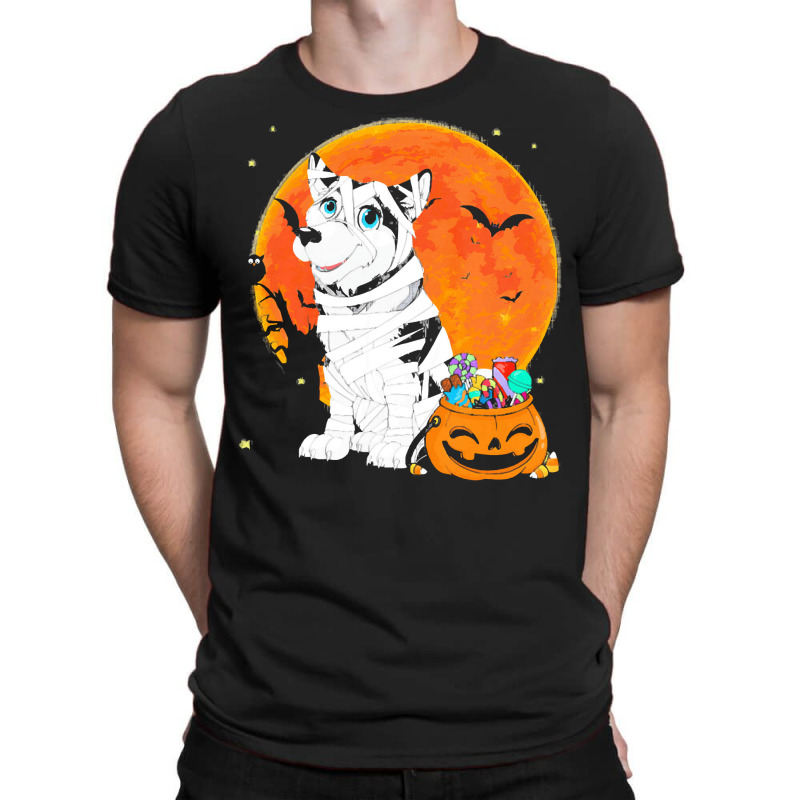 Alaskan Malamute Dog Candy Pumpkin T  Shirt Alaskan Malamute Dog Candy T-shirt | Artistshot