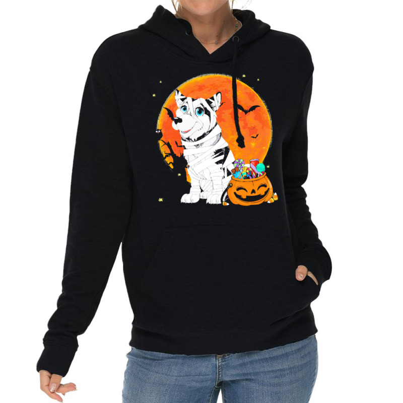 Alaskan Malamute Dog Candy Pumpkin T  Shirt Alaskan Malamute Dog Candy Lightweight Hoodie | Artistshot