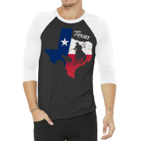 Texas State Star Flag T Shirt 3/4 Sleeve Shirt | Artistshot