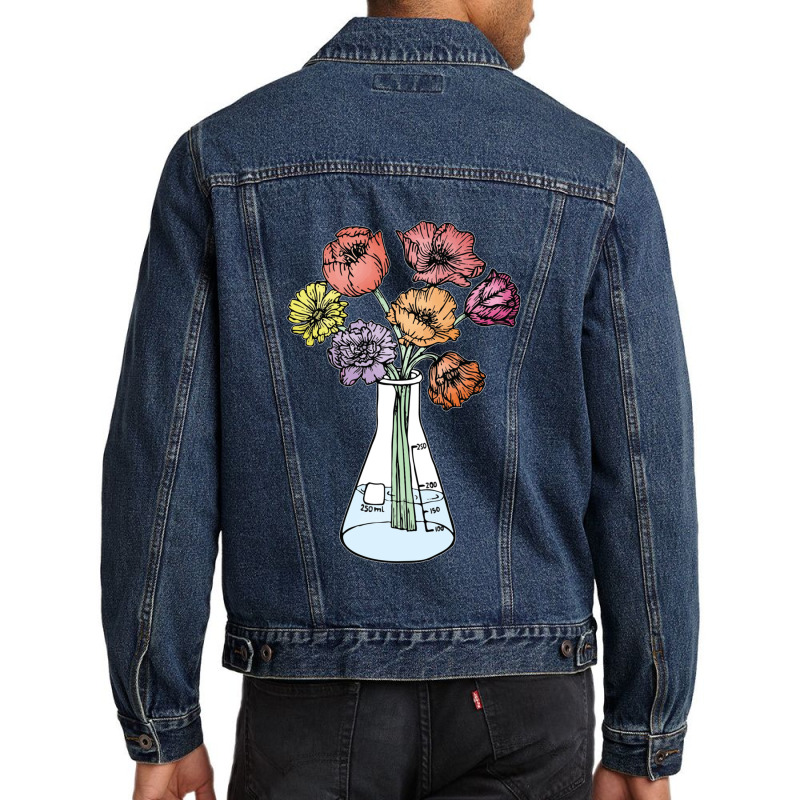 Erlenmeyer Bouquet Men Denim Jacket by ROMAINEDWILEY | Artistshot