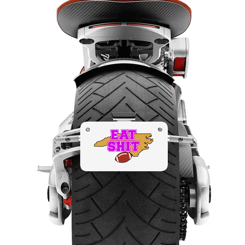 Eat Shit Wake Forest Motorcycle License Plate | Artistshot