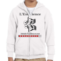 L'excellence7 Youth Zipper Hoodie | Artistshot