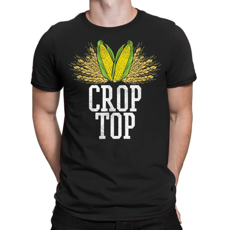 Crop Top Farm Pun Corn Farming - Agriculture - Funny Farmer T-shirt | Artistshot