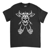 Rock On Rock Star Skeleton Hands Viking Warrior Halloween Classic T-shirt | Artistshot