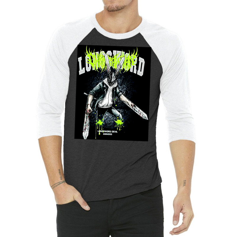 Longsword Devil, Longsword, Devil, Longsword Devils, Longsword Devil V 3/4 Sleeve Shirt | Artistshot