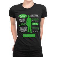 Stargate Sg-1 - Jack Quotes (greenwhite Design) Fitted Ladies Fitted T-shirt | Artistshot